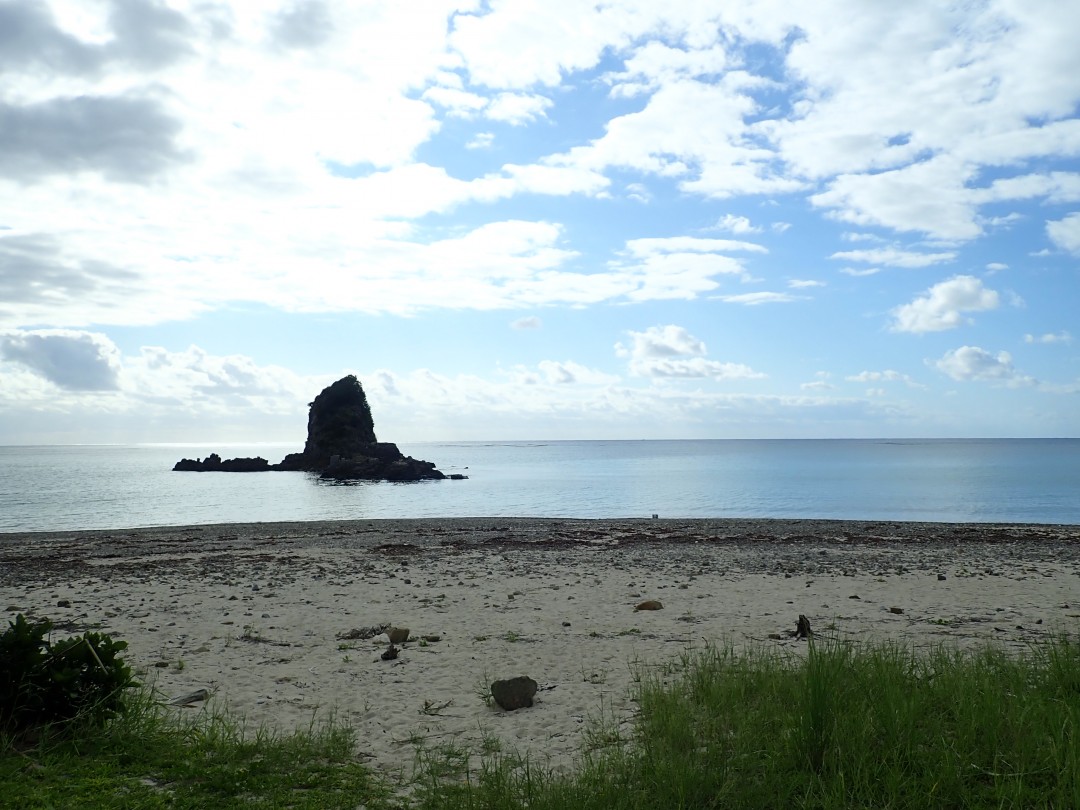 今日の嘉陽海岸