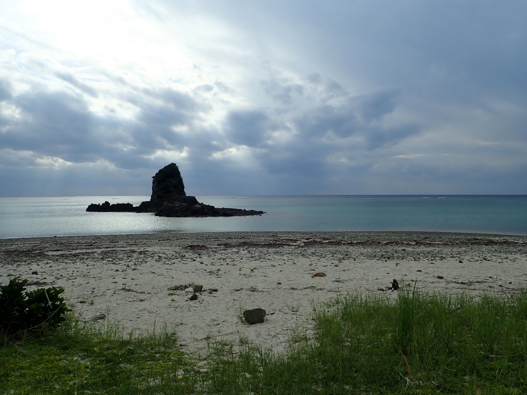 今日の嘉陽海岸