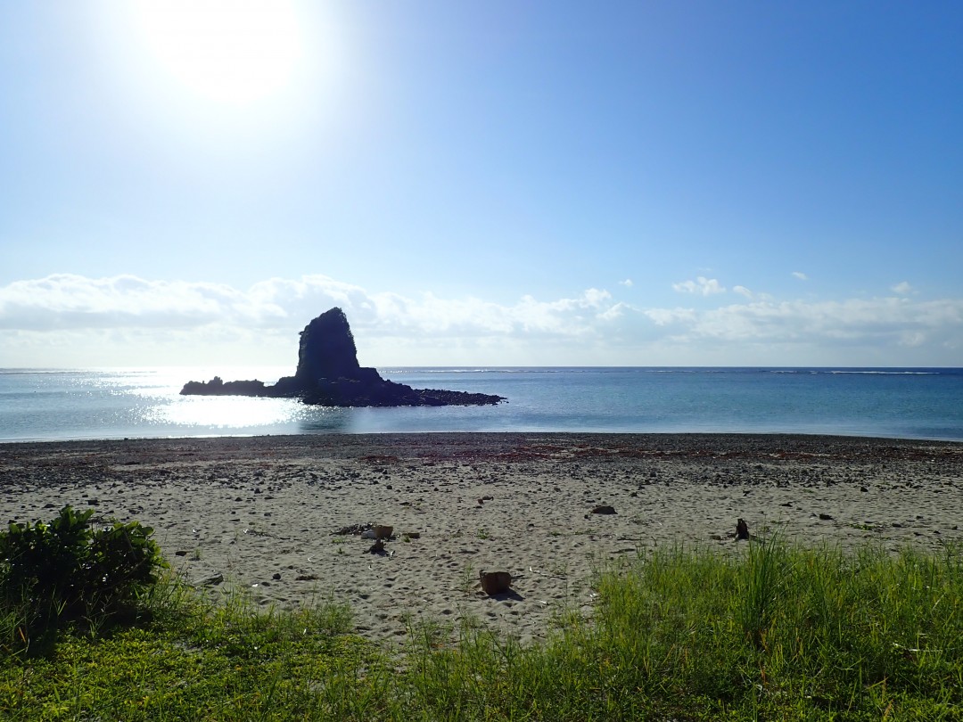 今日の嘉陽海岸