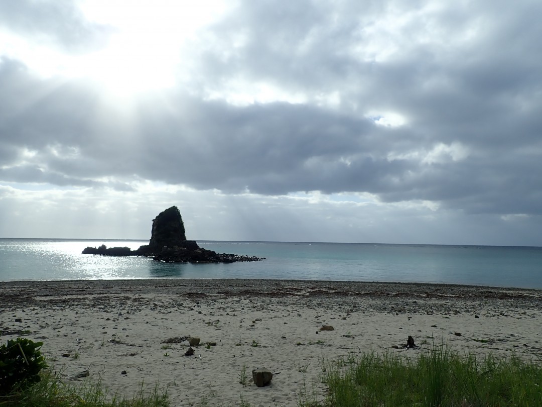 今日の嘉陽海岸