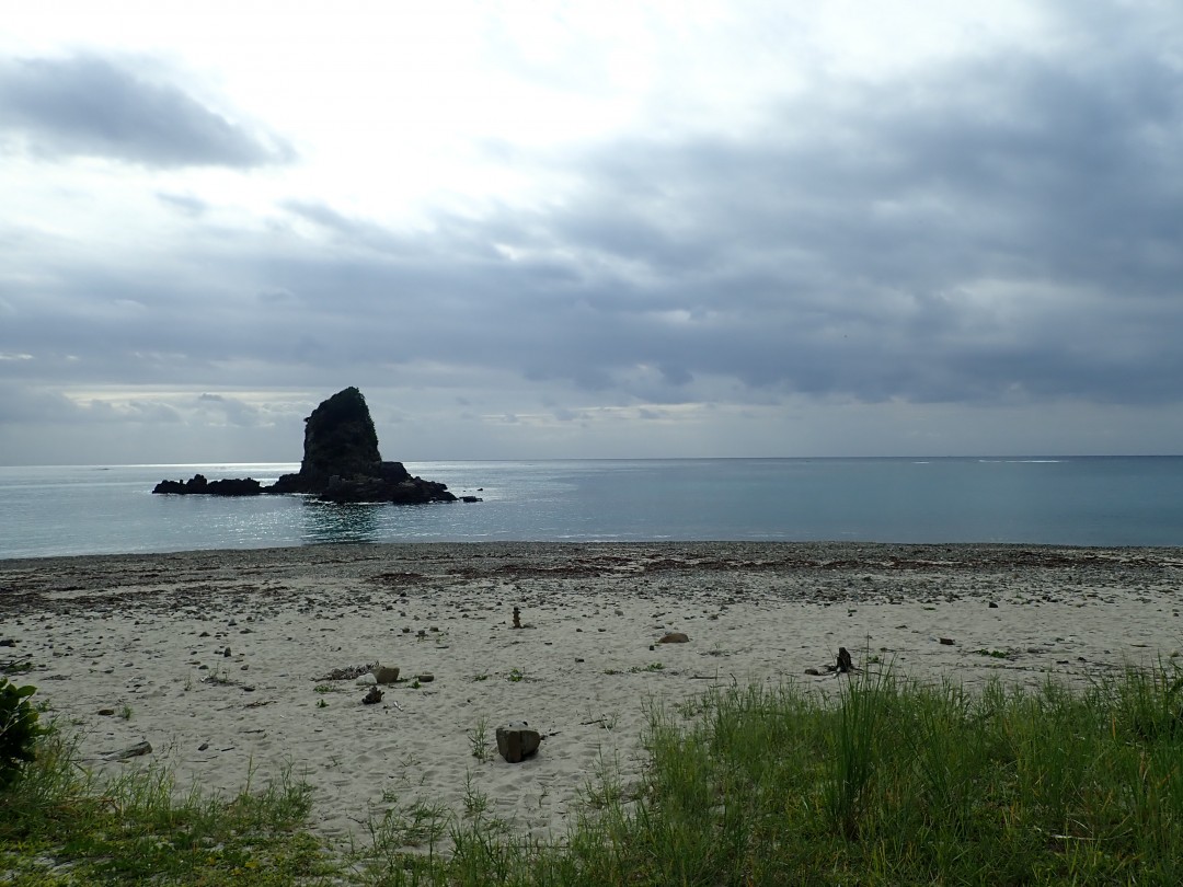 今日の嘉陽海岸