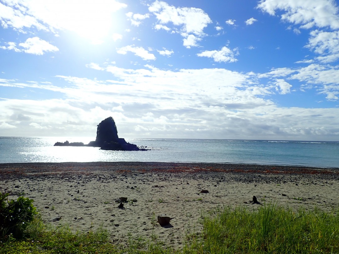 今日の嘉陽海岸