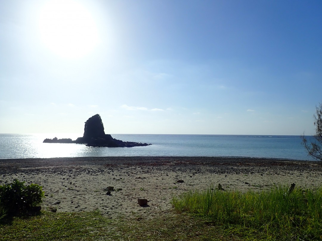 今日の嘉陽海岸