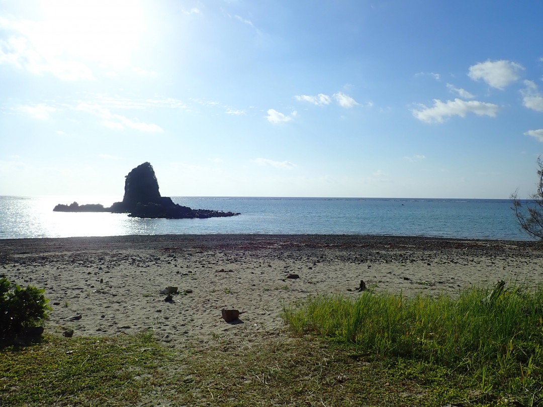 今日の嘉陽海岸