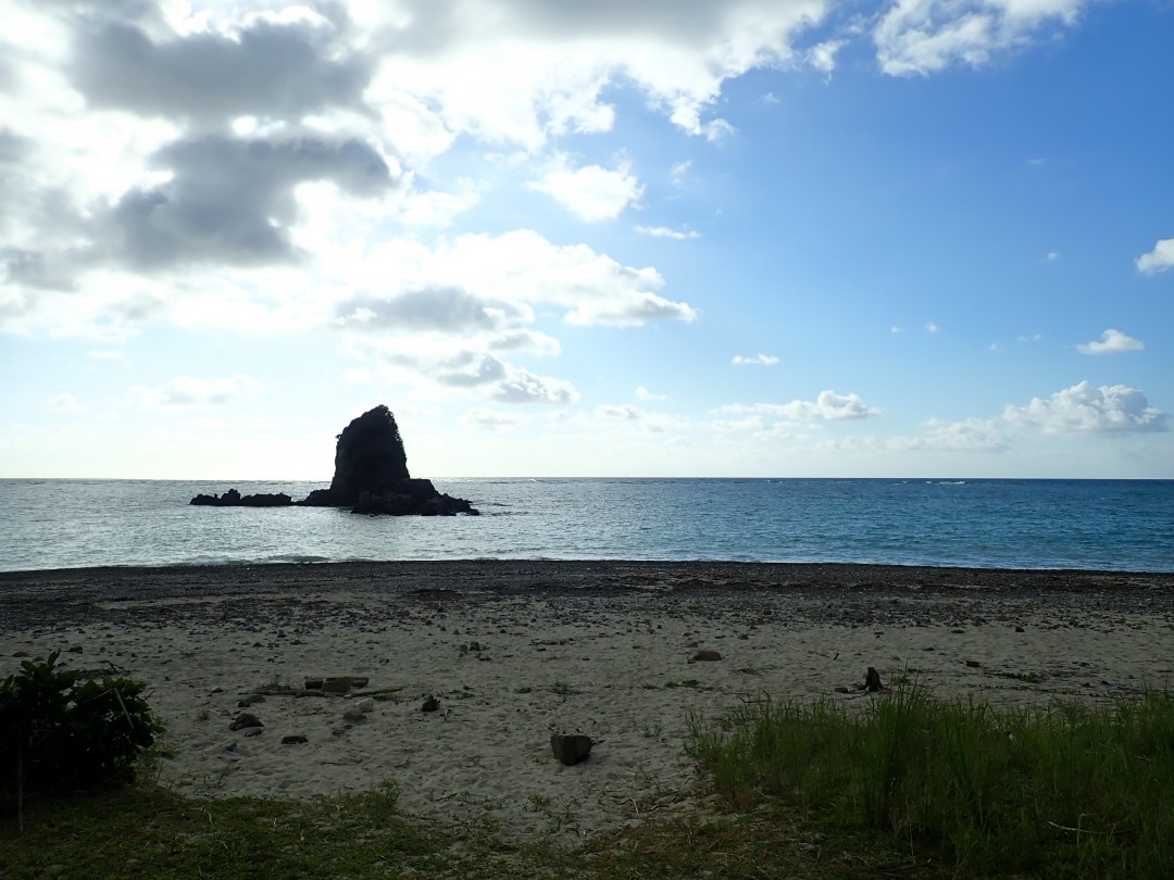 今日の嘉陽海岸