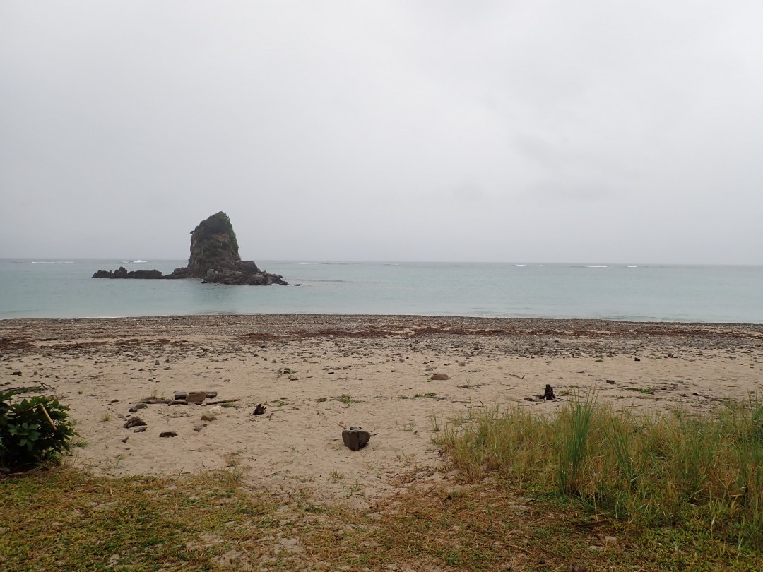 今日の嘉陽海岸