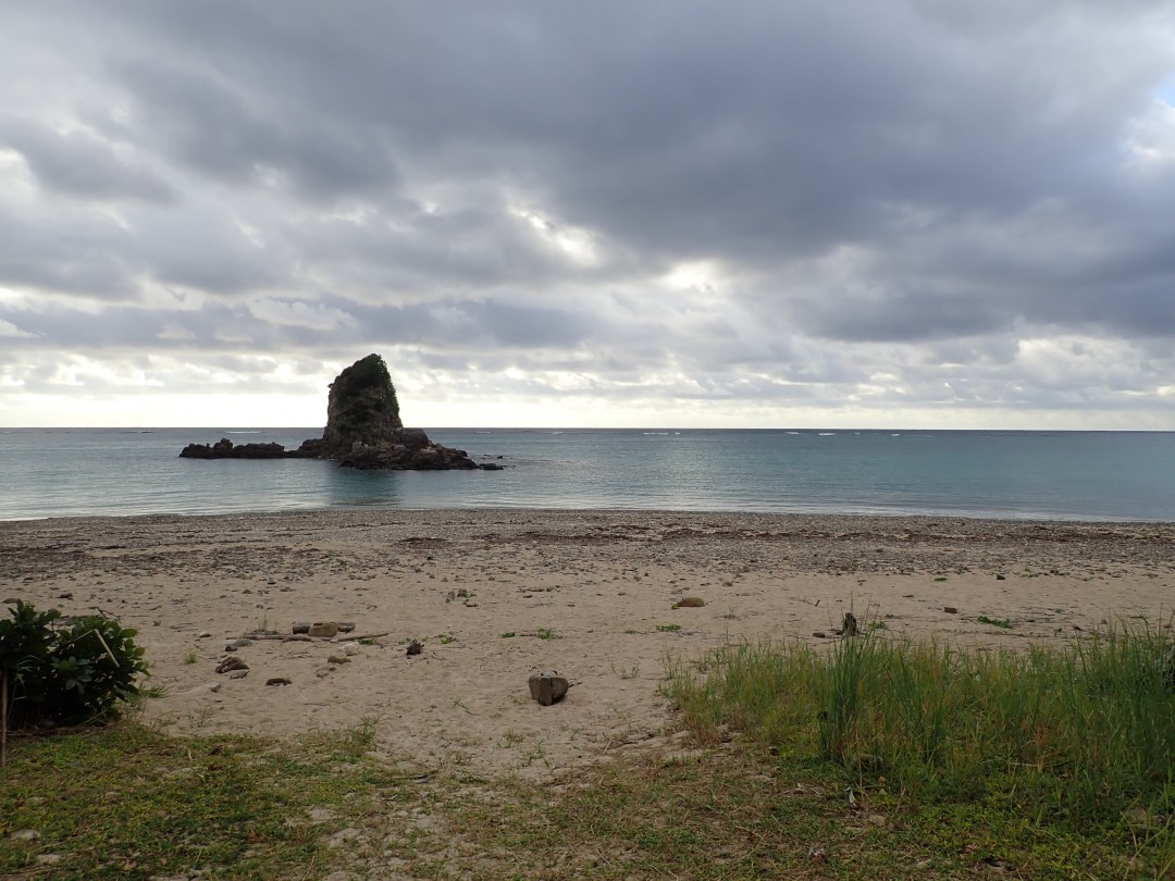 今日の嘉陽海岸