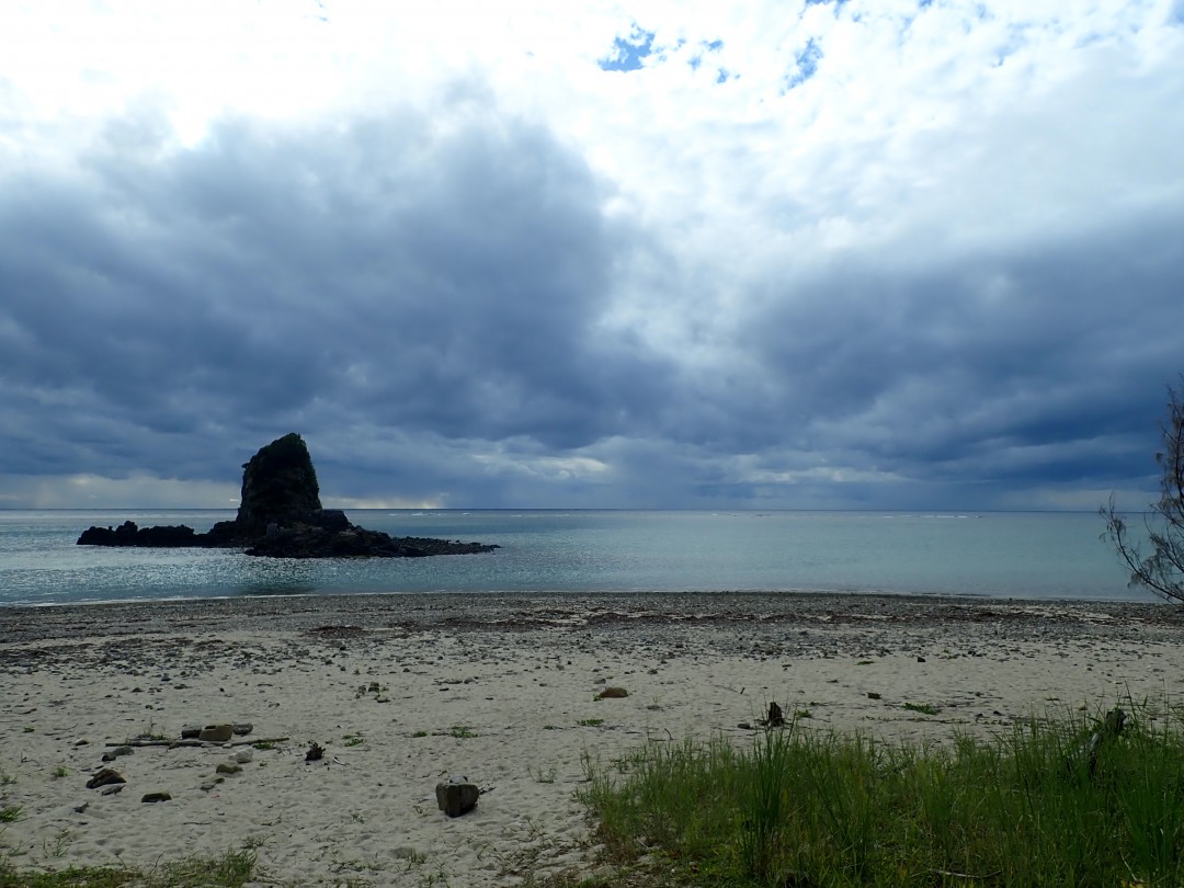 今日の嘉陽海岸