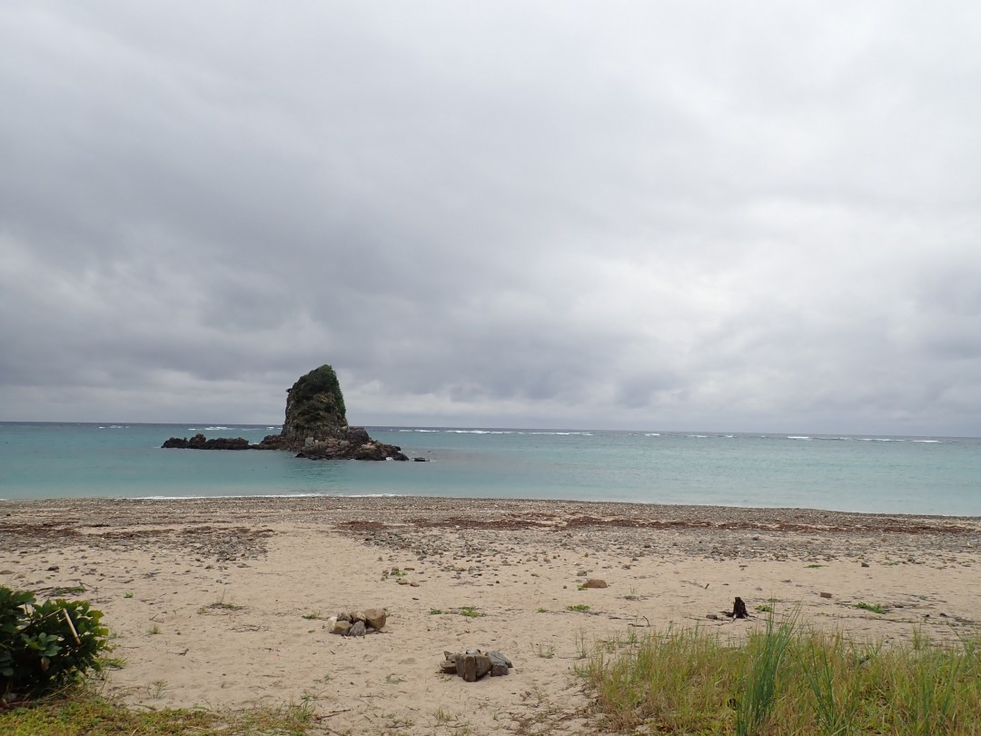 今日の嘉陽海岸