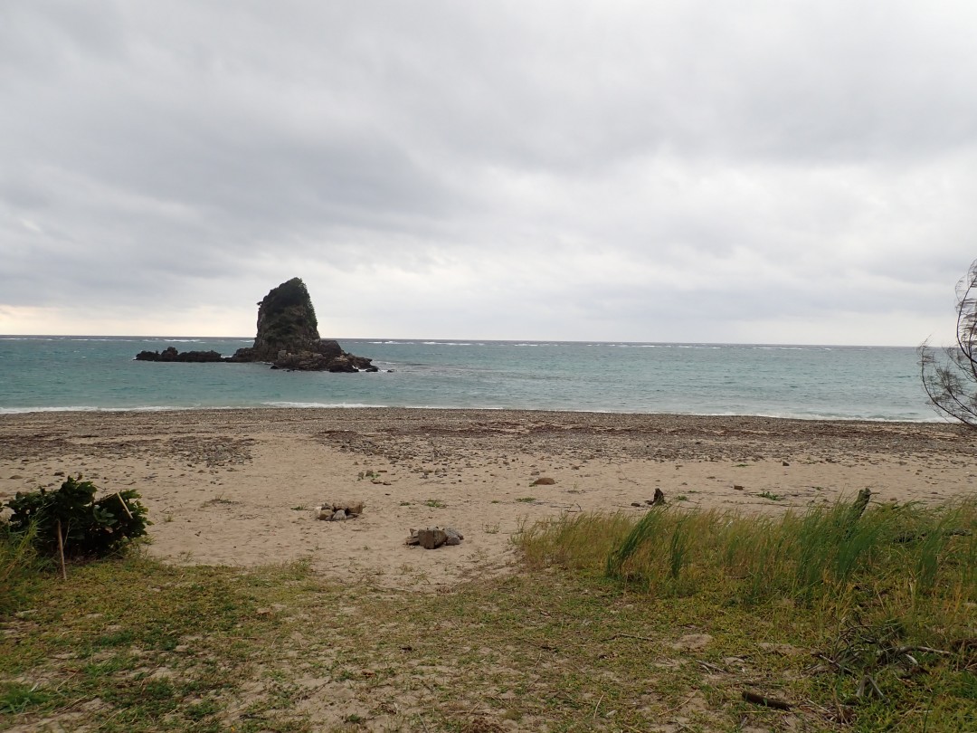 今日の嘉陽海岸