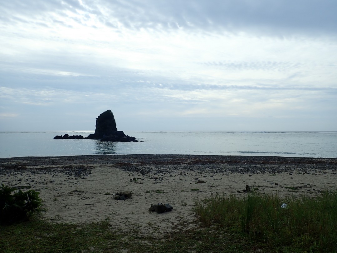 今日の嘉陽海岸