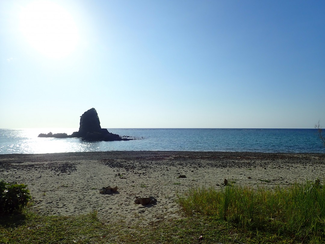 今日の嘉陽海岸