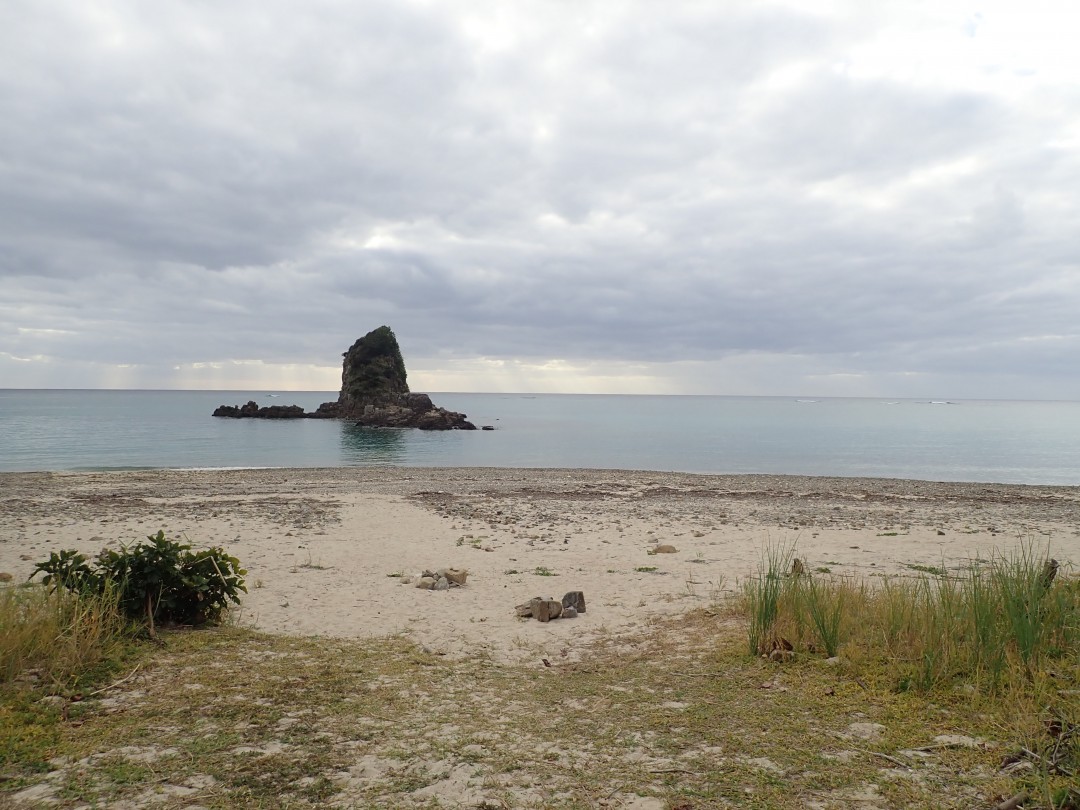 今日の嘉陽海岸