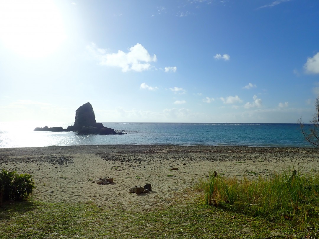 今日の嘉陽海岸