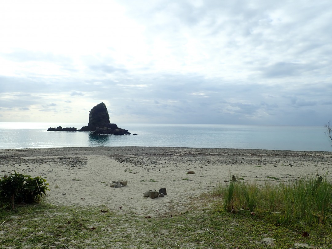 今日の嘉陽海岸