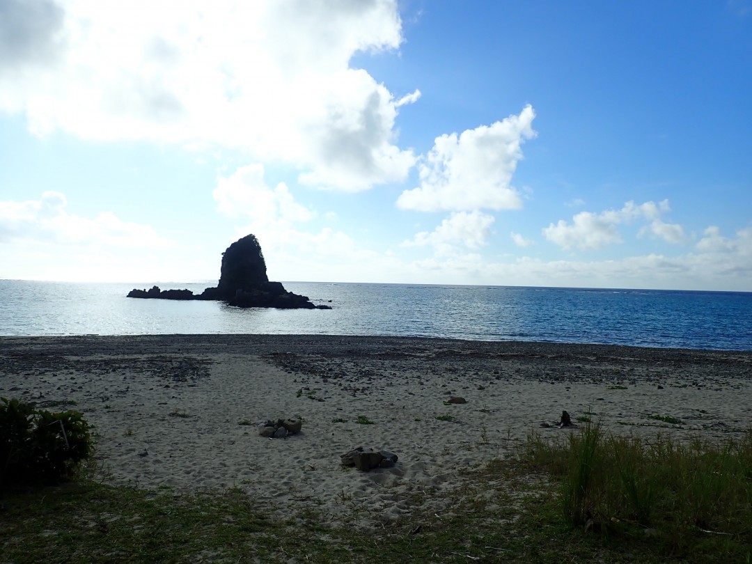 今日の嘉陽海岸