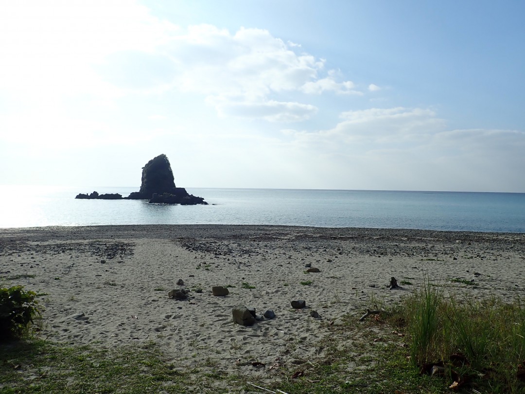 今日の嘉陽海岸