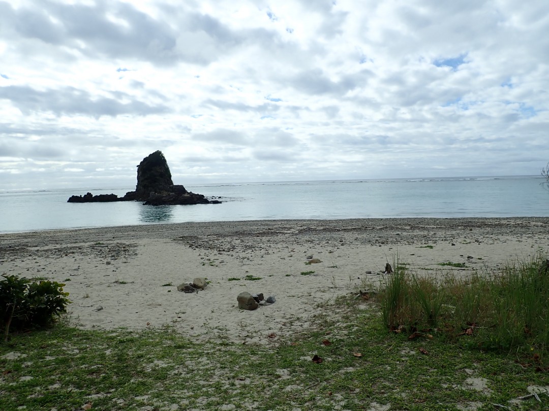 今日の嘉陽海岸