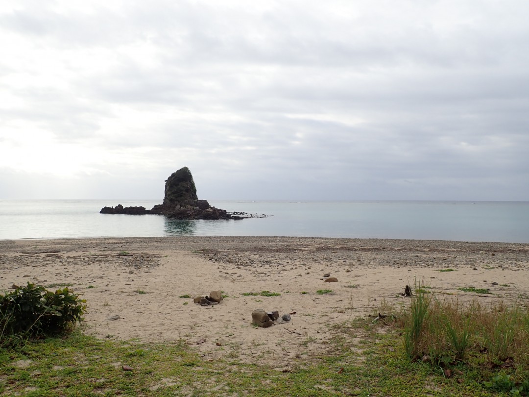 今日の嘉陽海岸