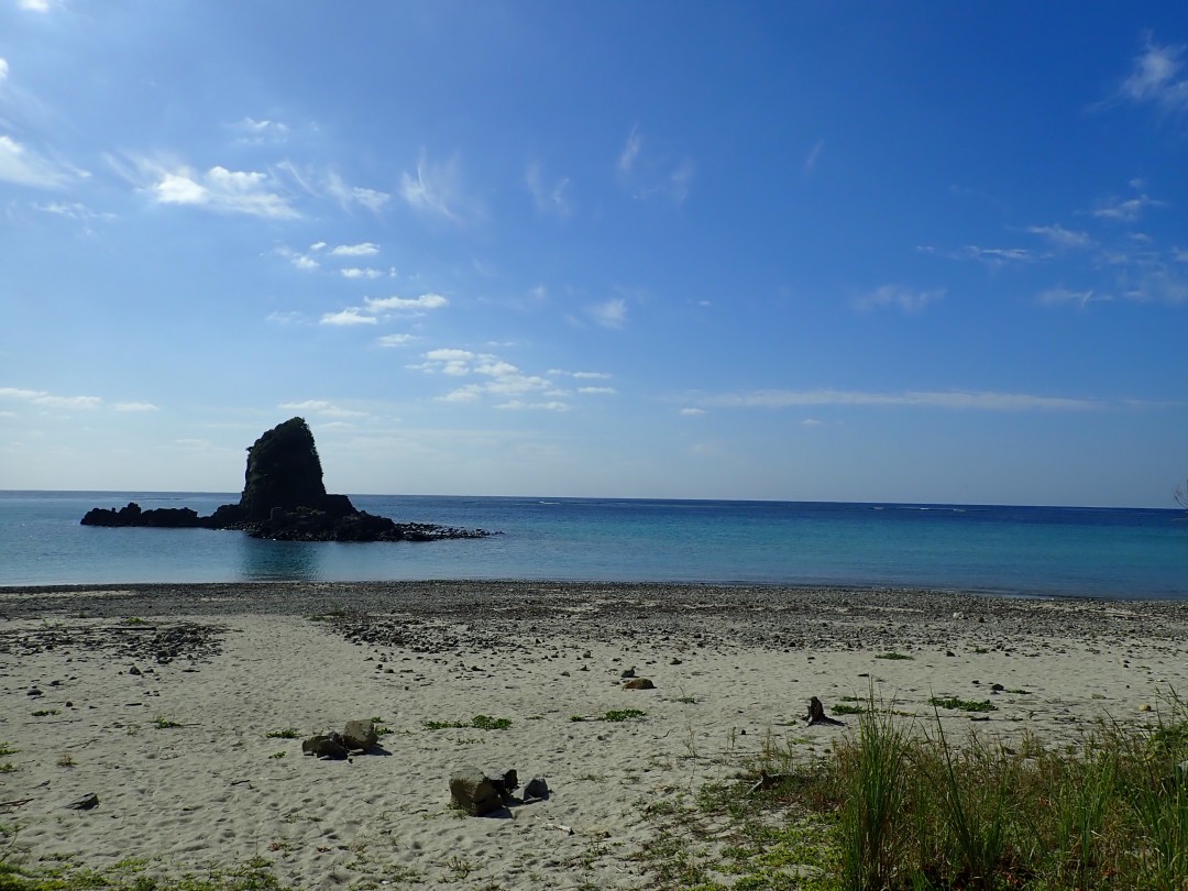 今日の嘉陽海岸