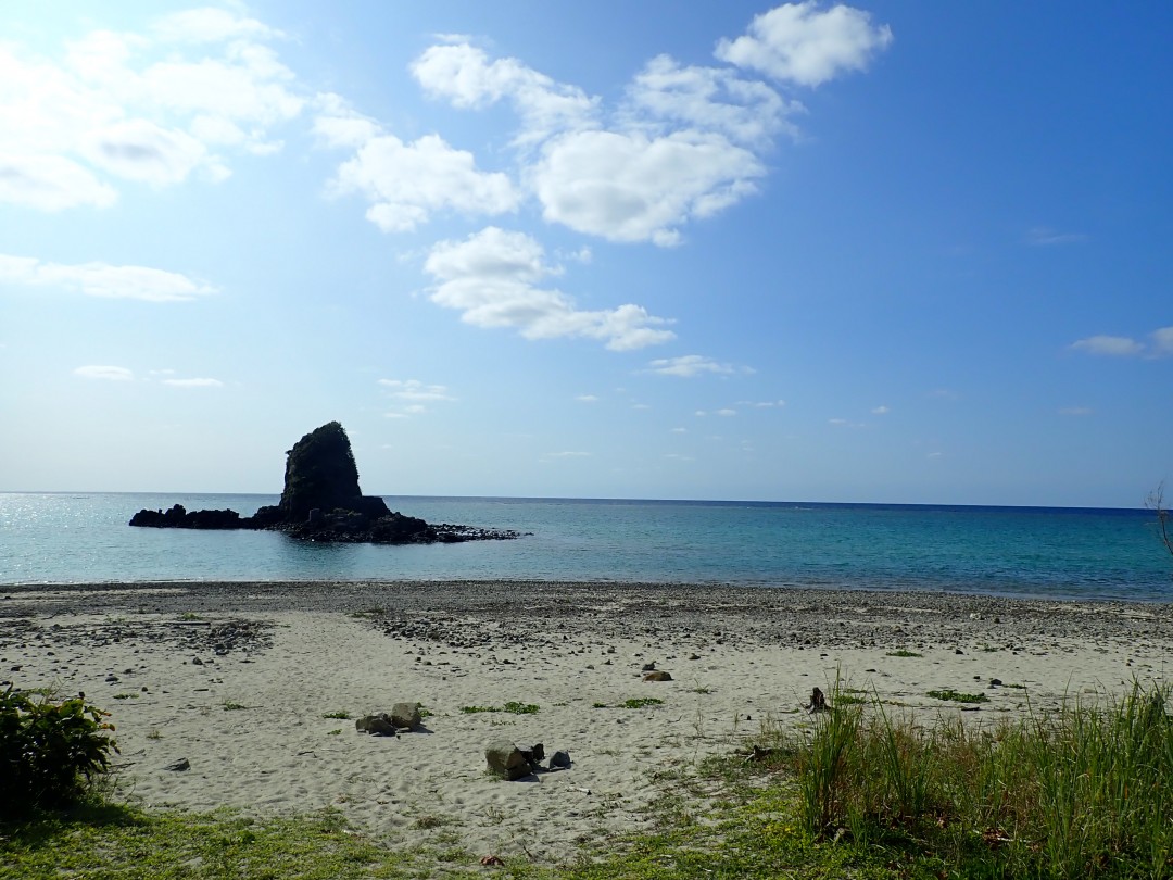 今日の嘉陽海岸