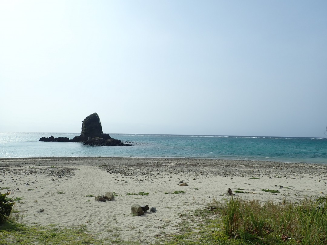 今日の嘉陽海岸