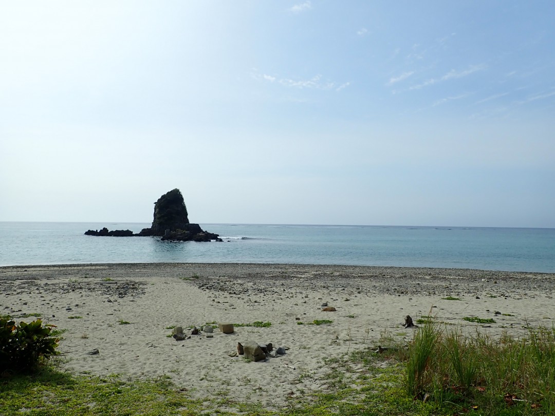 今日の嘉陽海岸