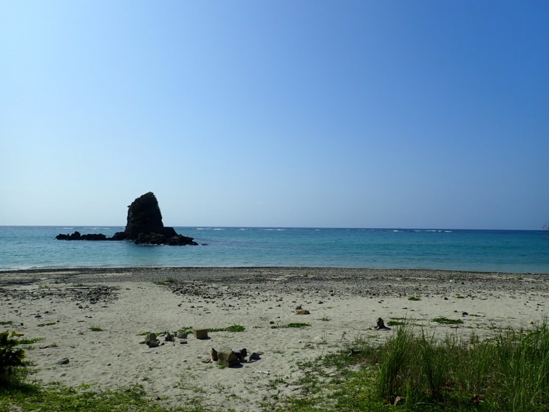 今日の嘉陽海岸