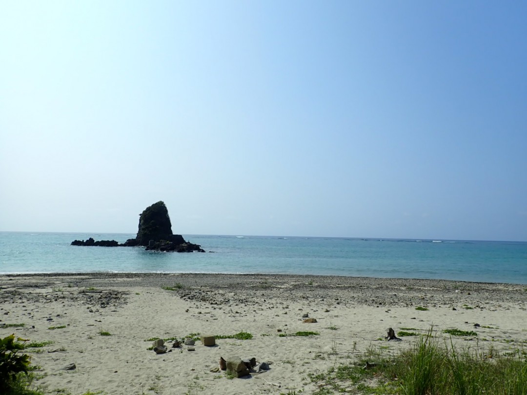 今日の嘉陽海岸