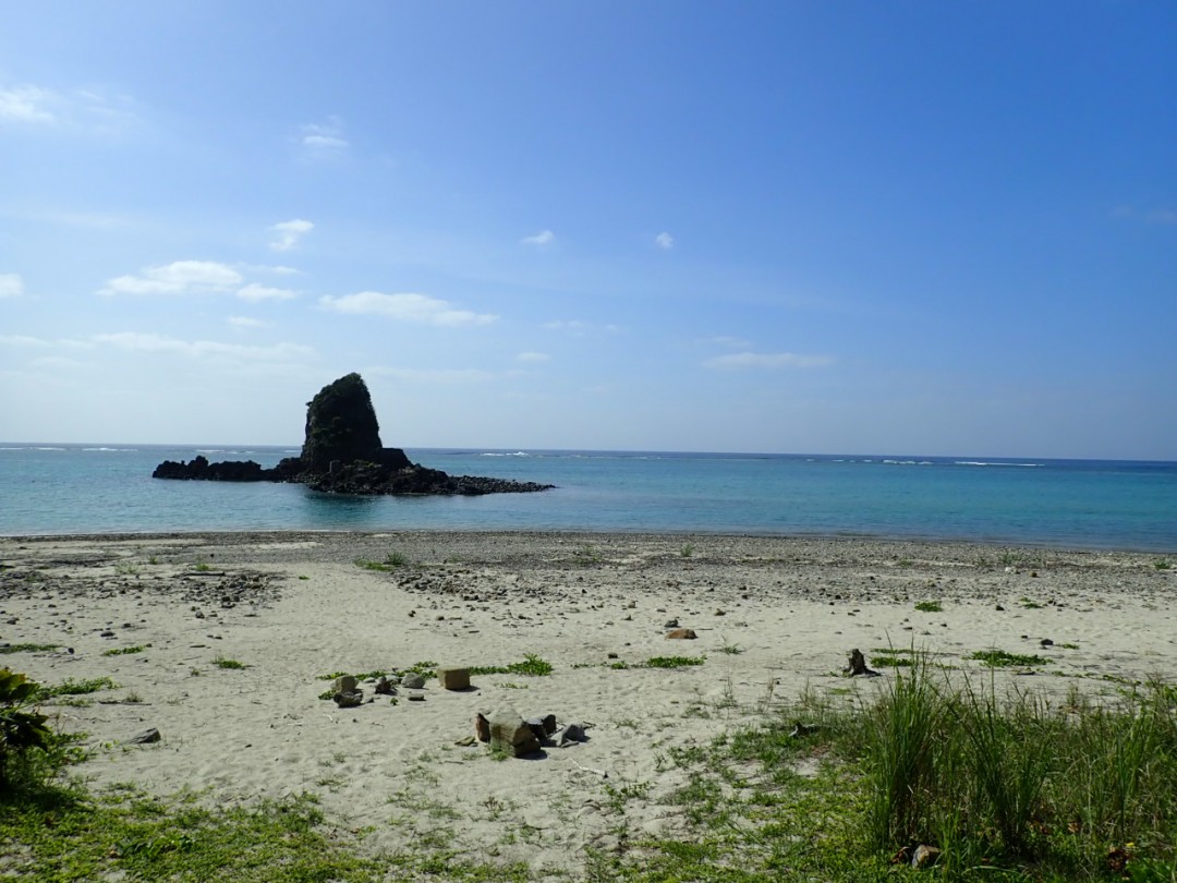 今日の嘉陽海岸