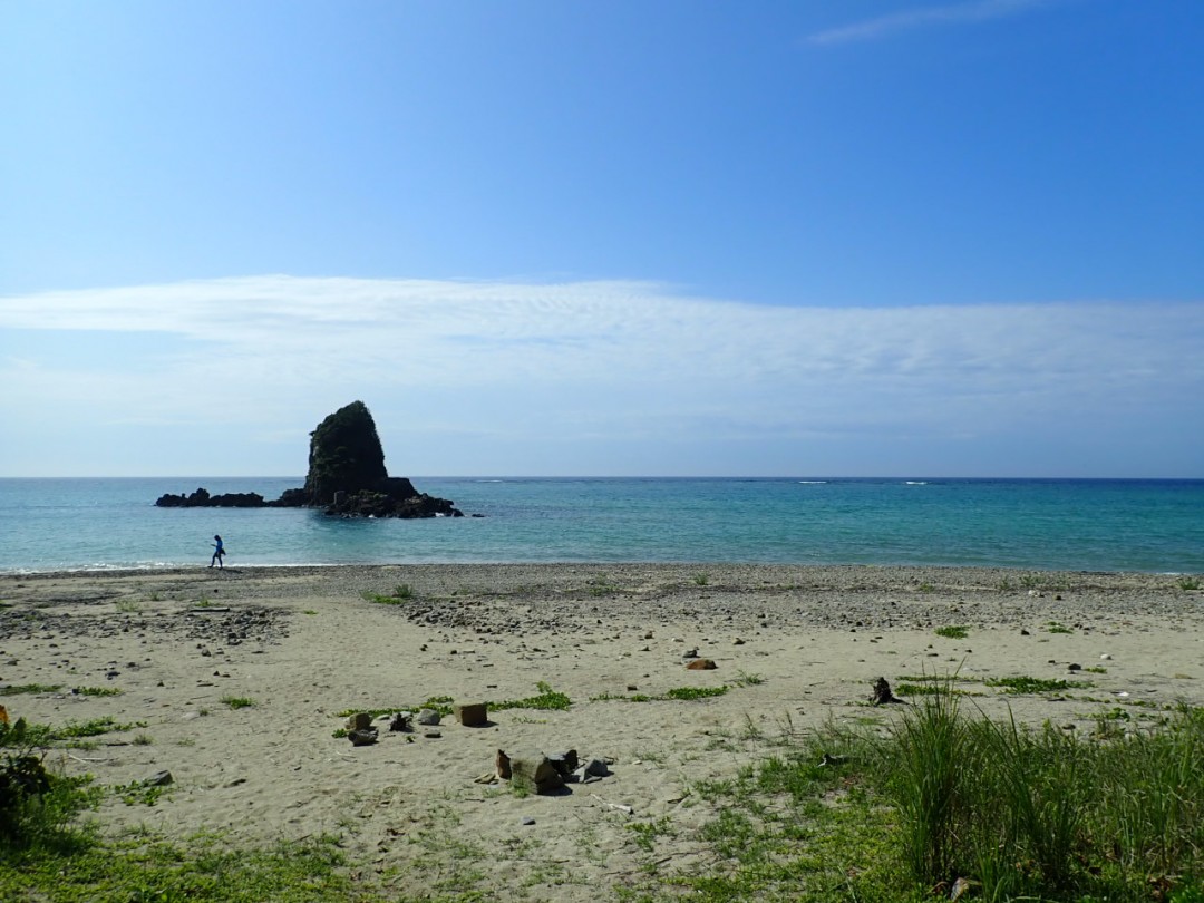 今日の嘉陽海岸