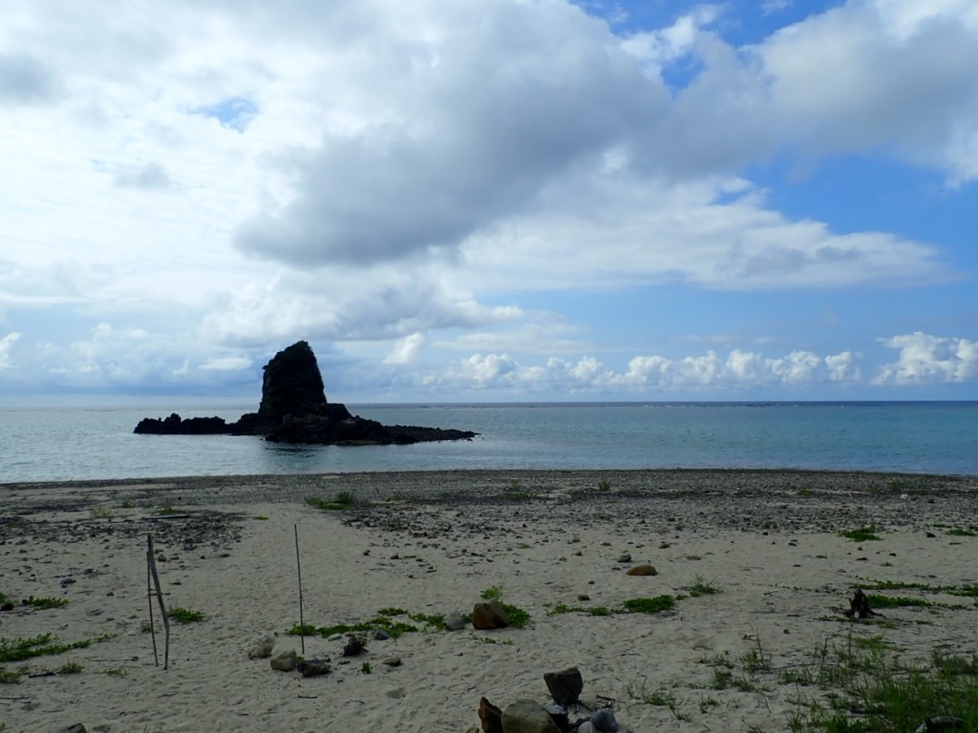 今日の嘉陽海岸