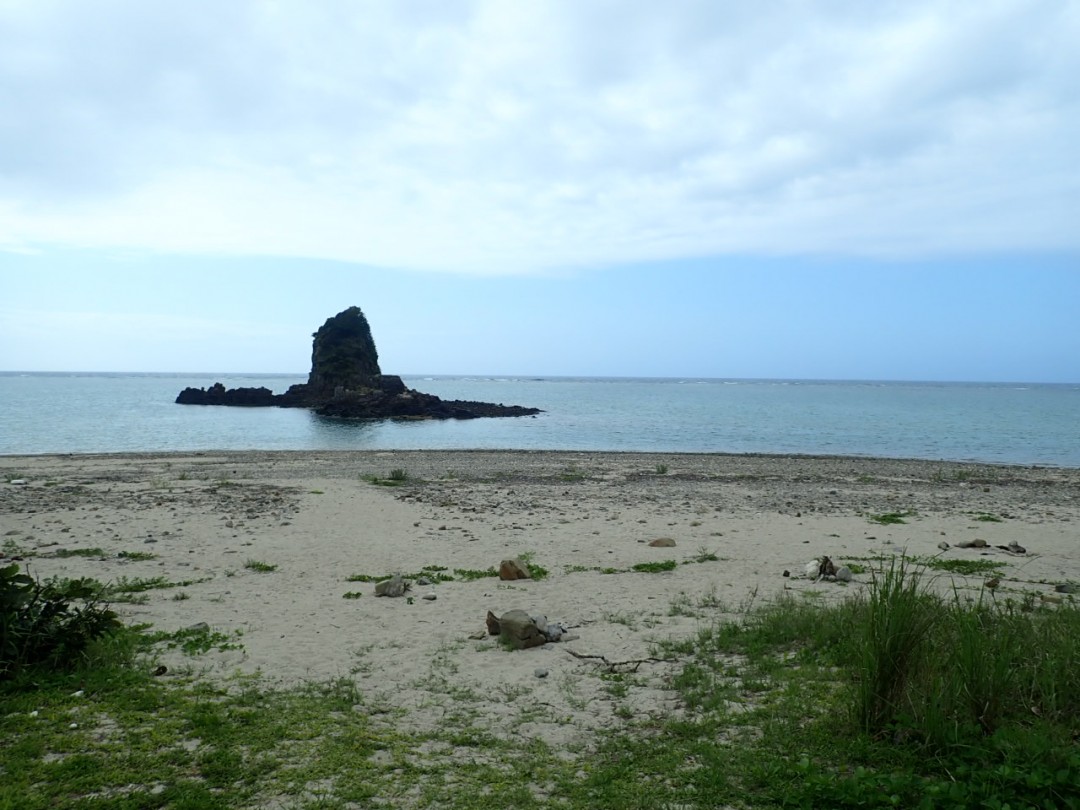 今日の嘉陽海岸