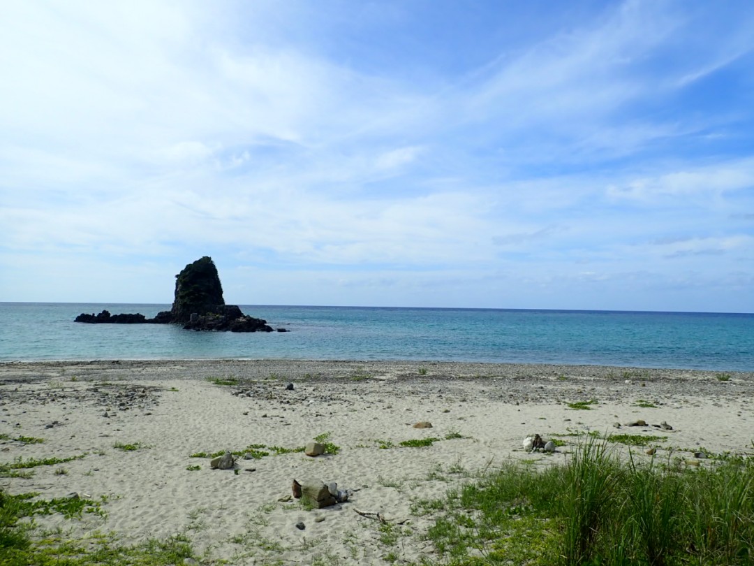 今日の嘉陽海岸