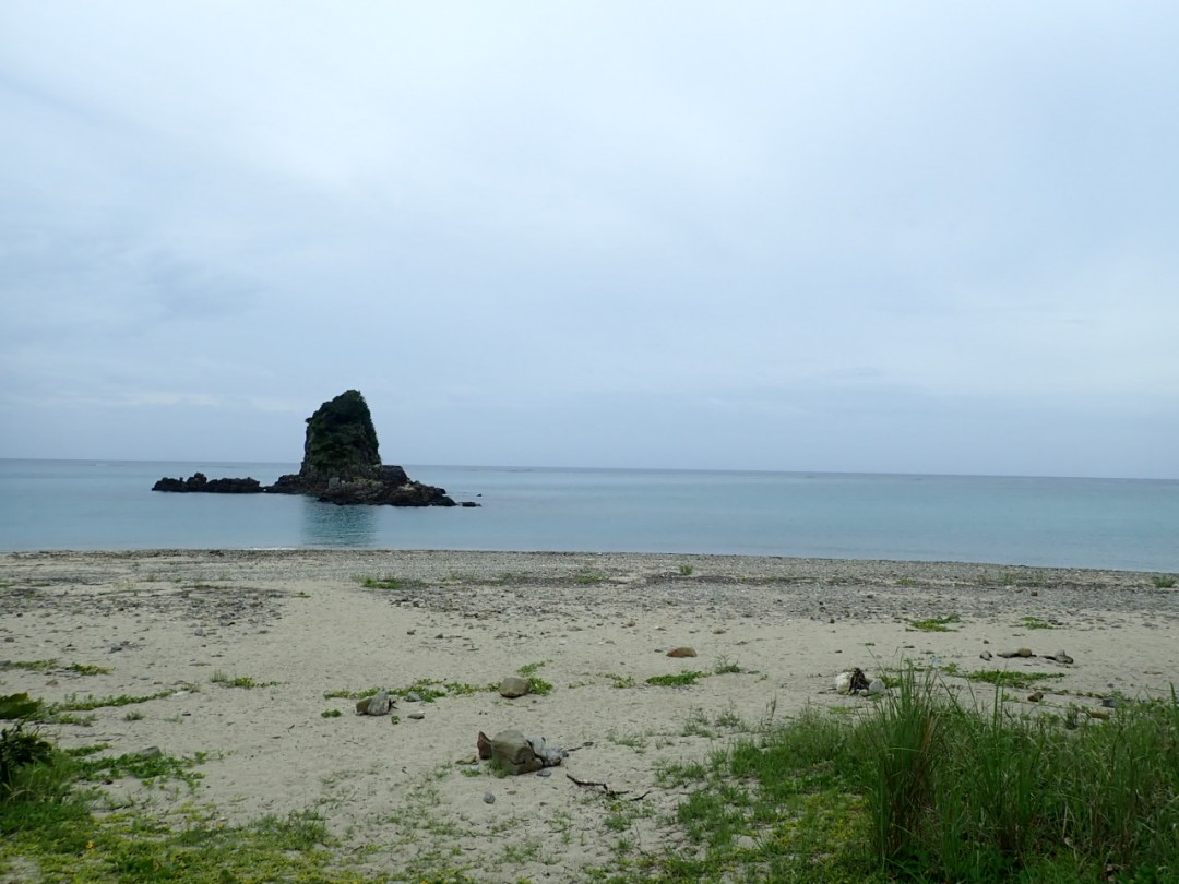 今日の嘉陽海岸