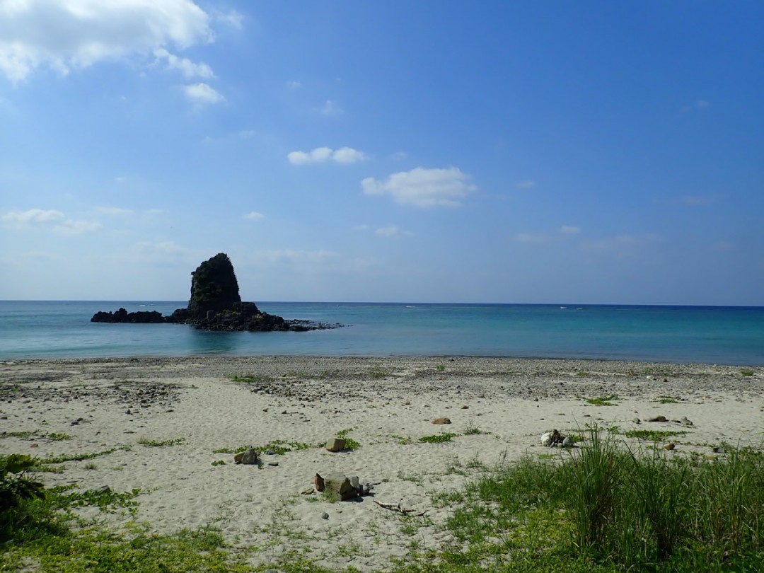 今日の嘉陽海岸