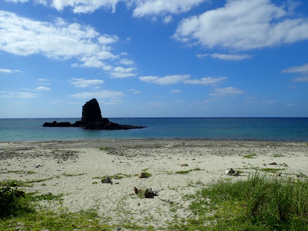 今日の嘉陽海岸