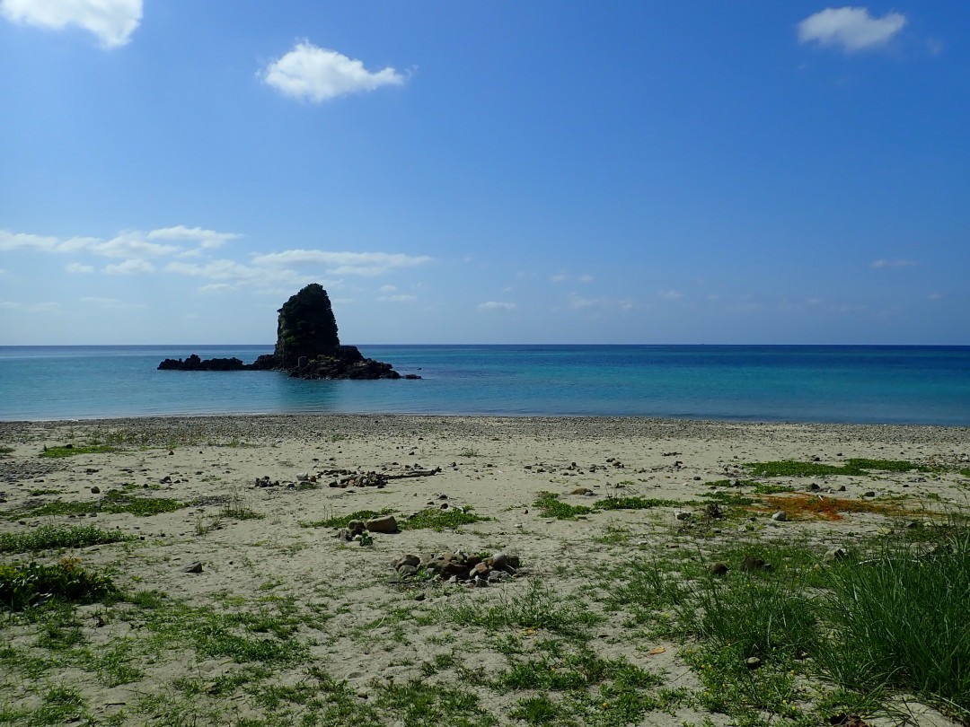 今日の嘉陽海岸