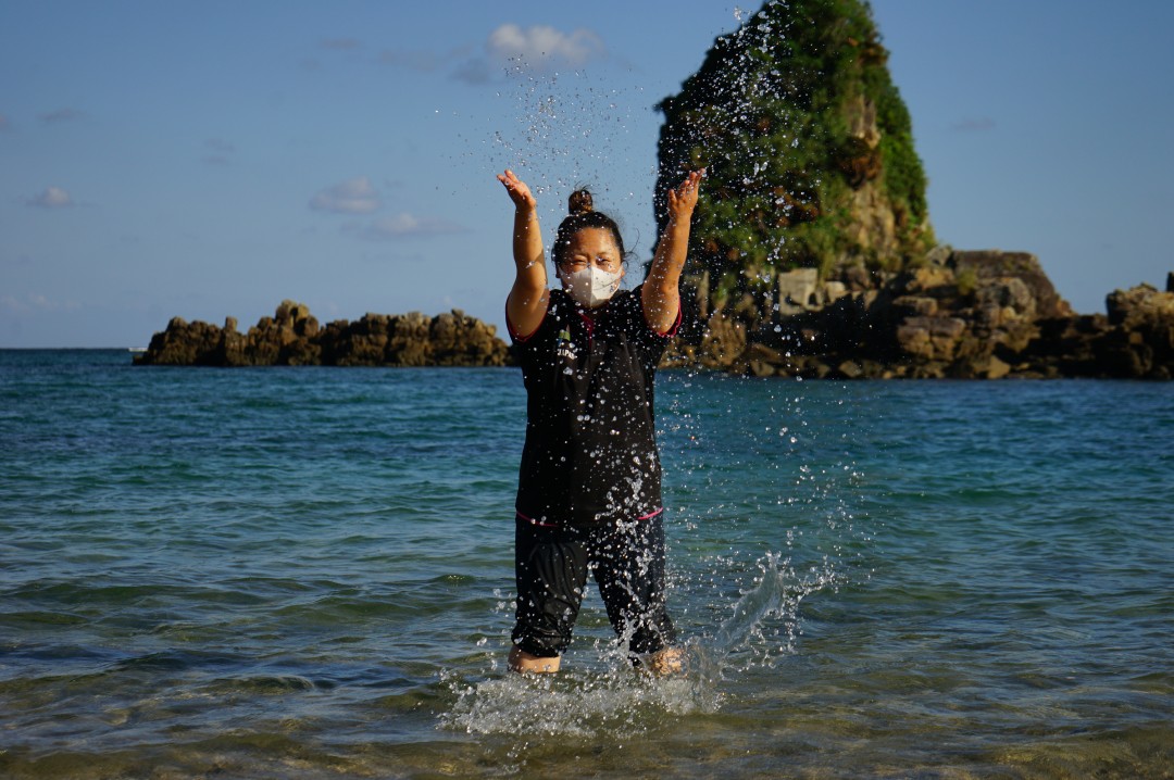 ある日の学校～水しぶき、あげてみよう！～