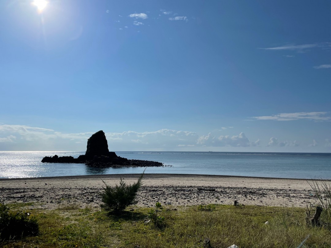 今日の嘉陽海岸