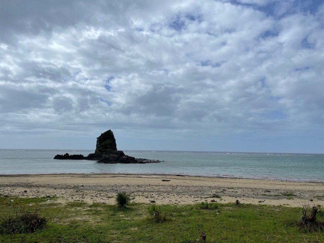 今日の嘉陽海岸