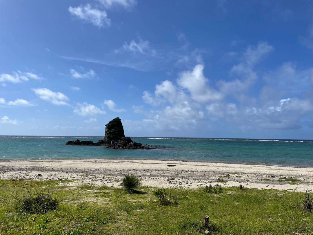 今日の嘉陽海岸