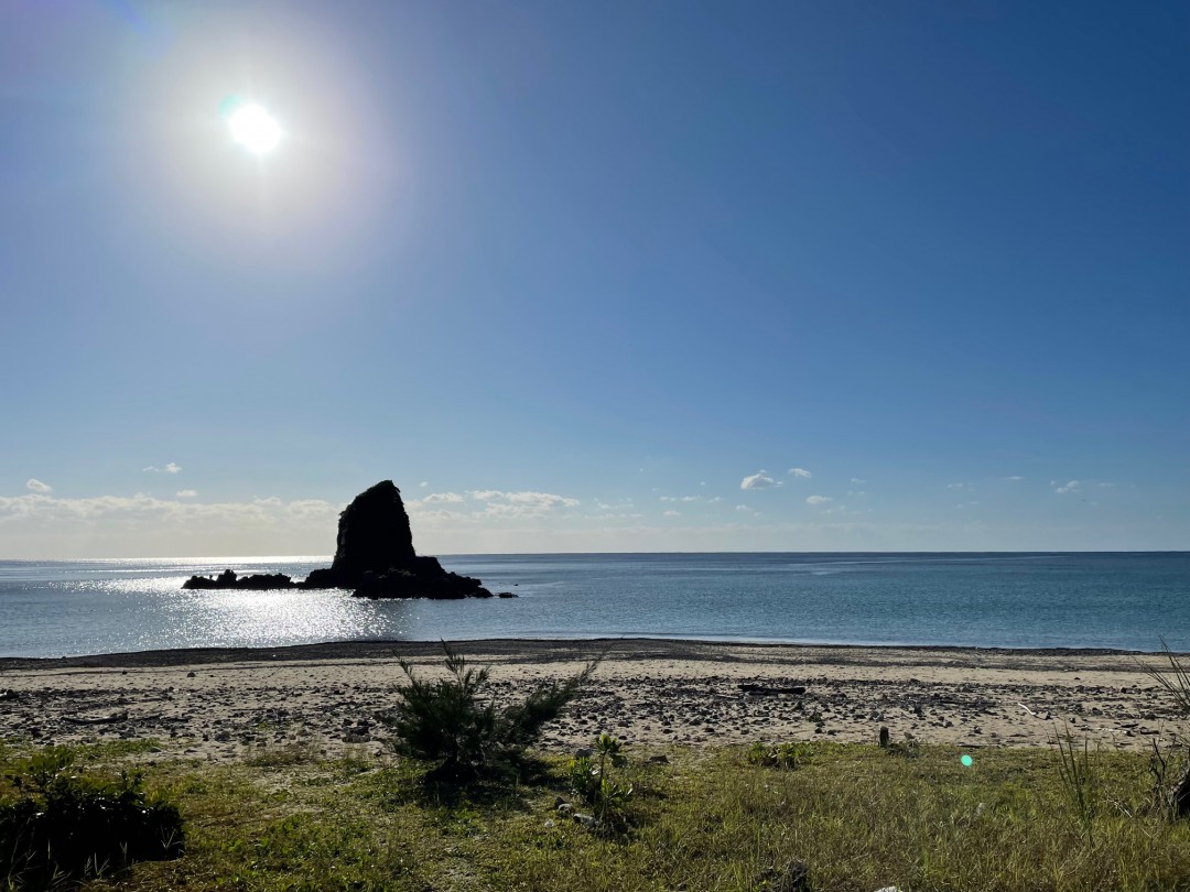 今日の嘉陽海岸