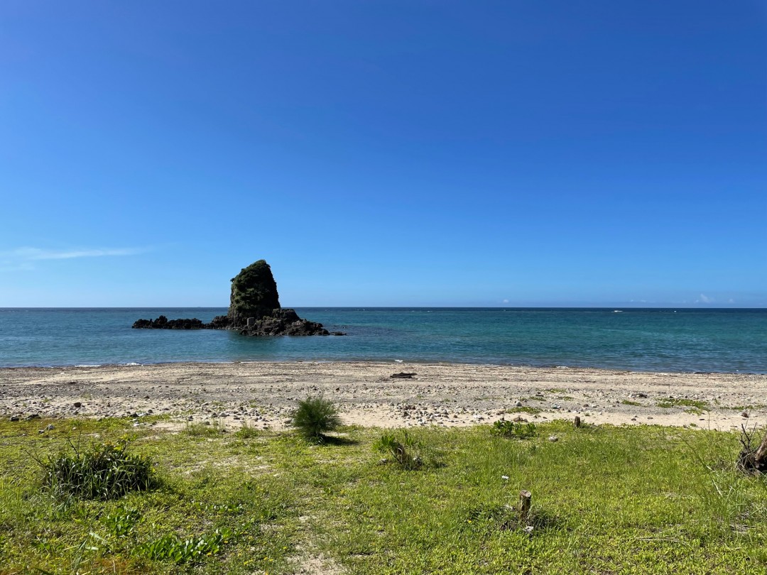 今日の嘉陽海岸