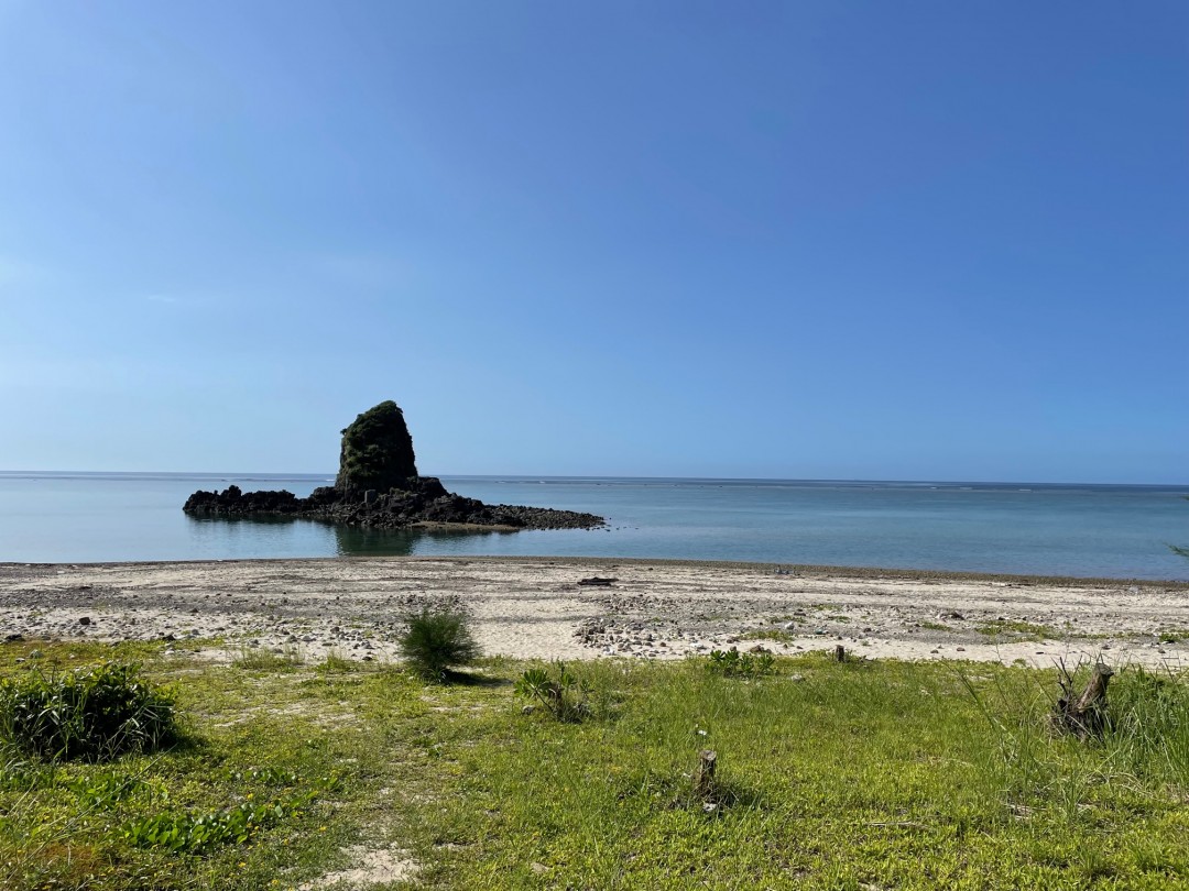 今日の嘉陽海岸