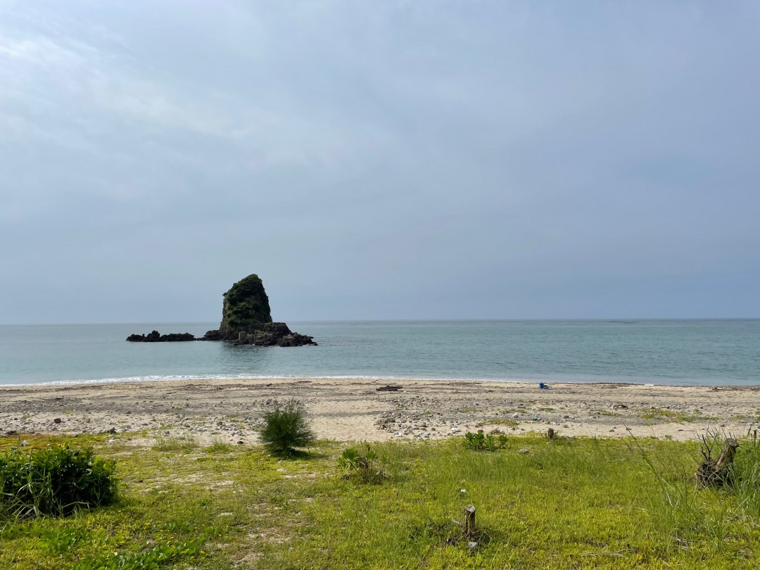 今日の嘉陽海岸