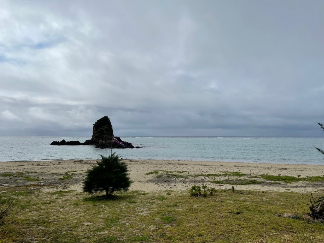 今日の嘉陽海岸