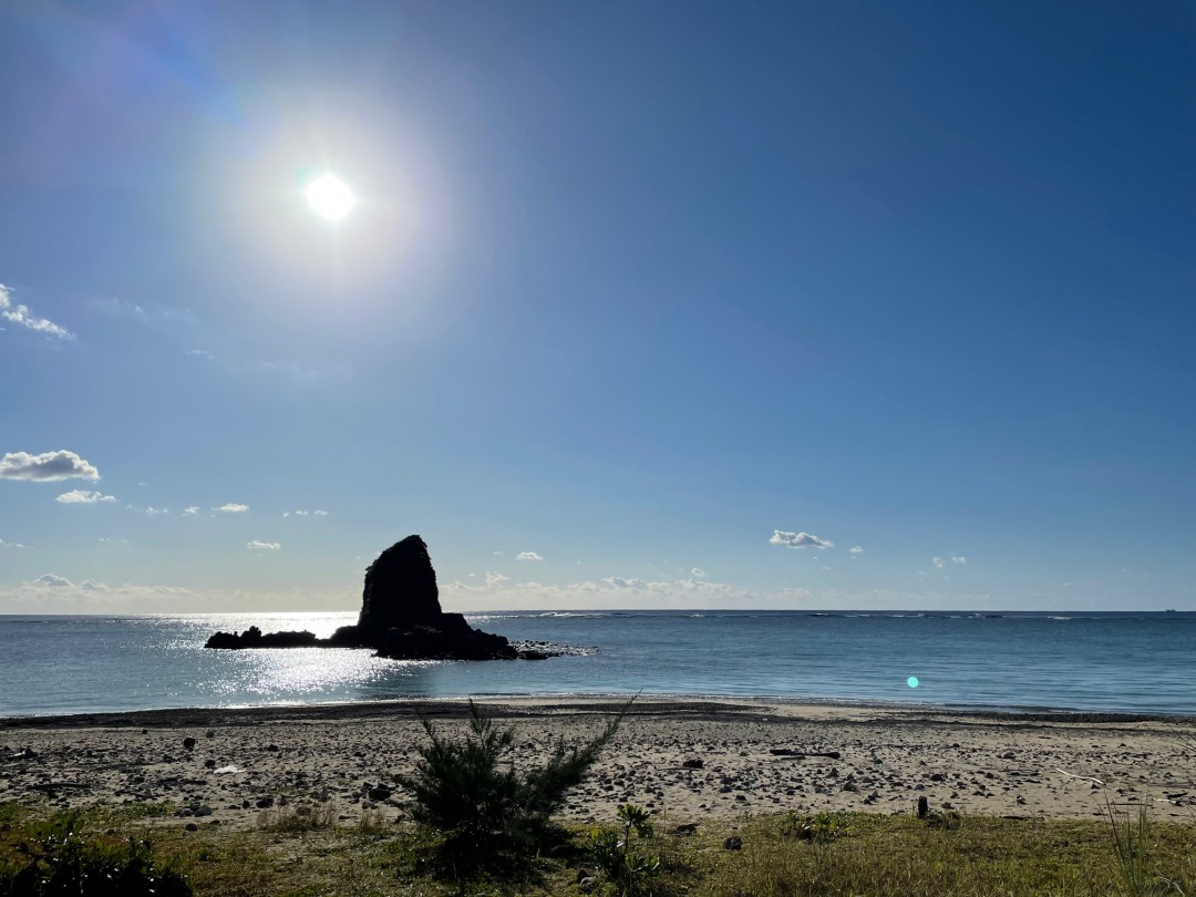 今日の嘉陽海岸