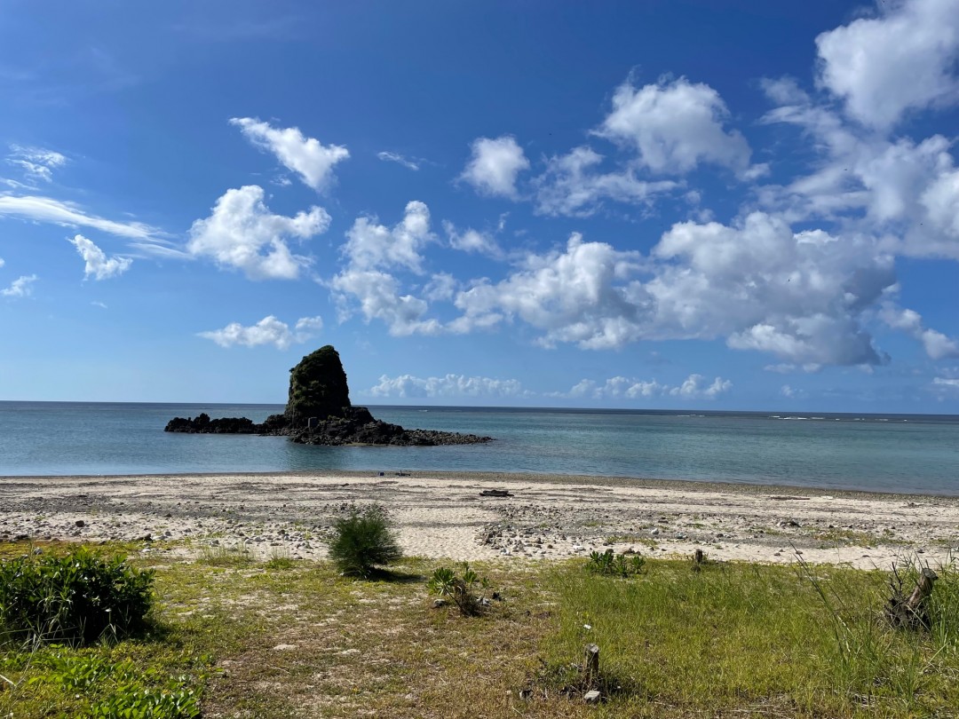 今日の嘉陽海岸