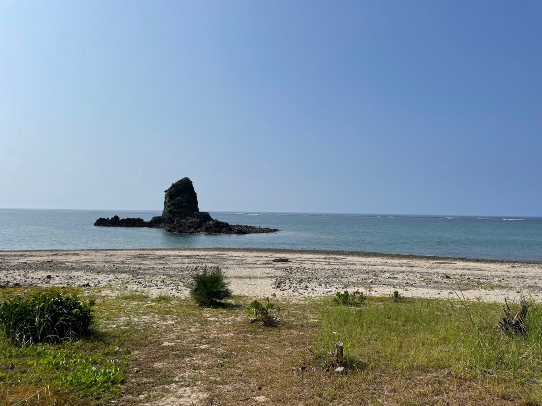 今日の嘉陽海岸